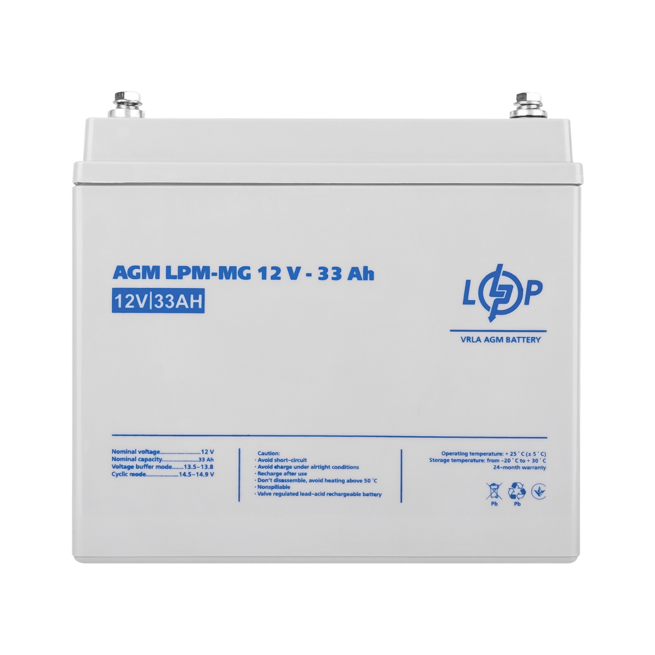 Акумуляторна батарея LP LPМ-MG12- 33АН типу MULTIGEL